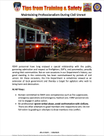 FDNY BOT Tips from Training & Safety  #23-8 Maintaining Professionalism during Civil Unrest.png
